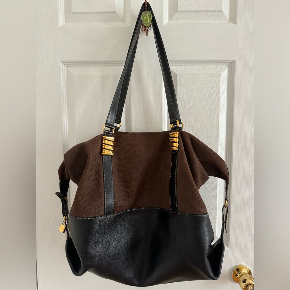 LOEWE leather weekend travel bag - Velasquez line